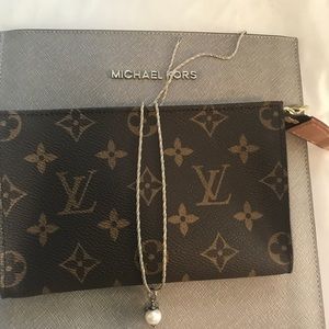 MIchael Kors silver iPad case